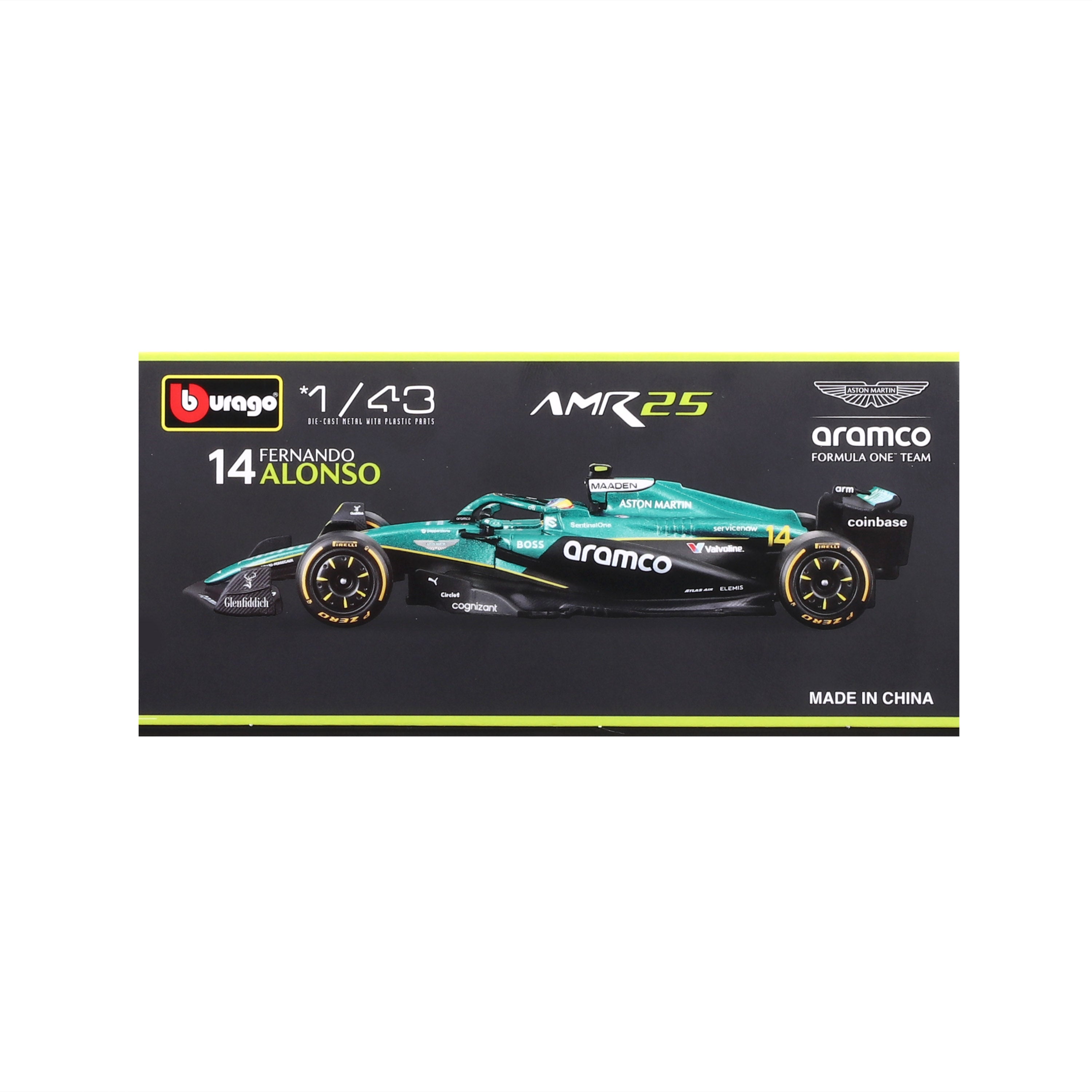 bburago-formula-1-aston-martin-amr25-modellauto-1-43-alonso image 7