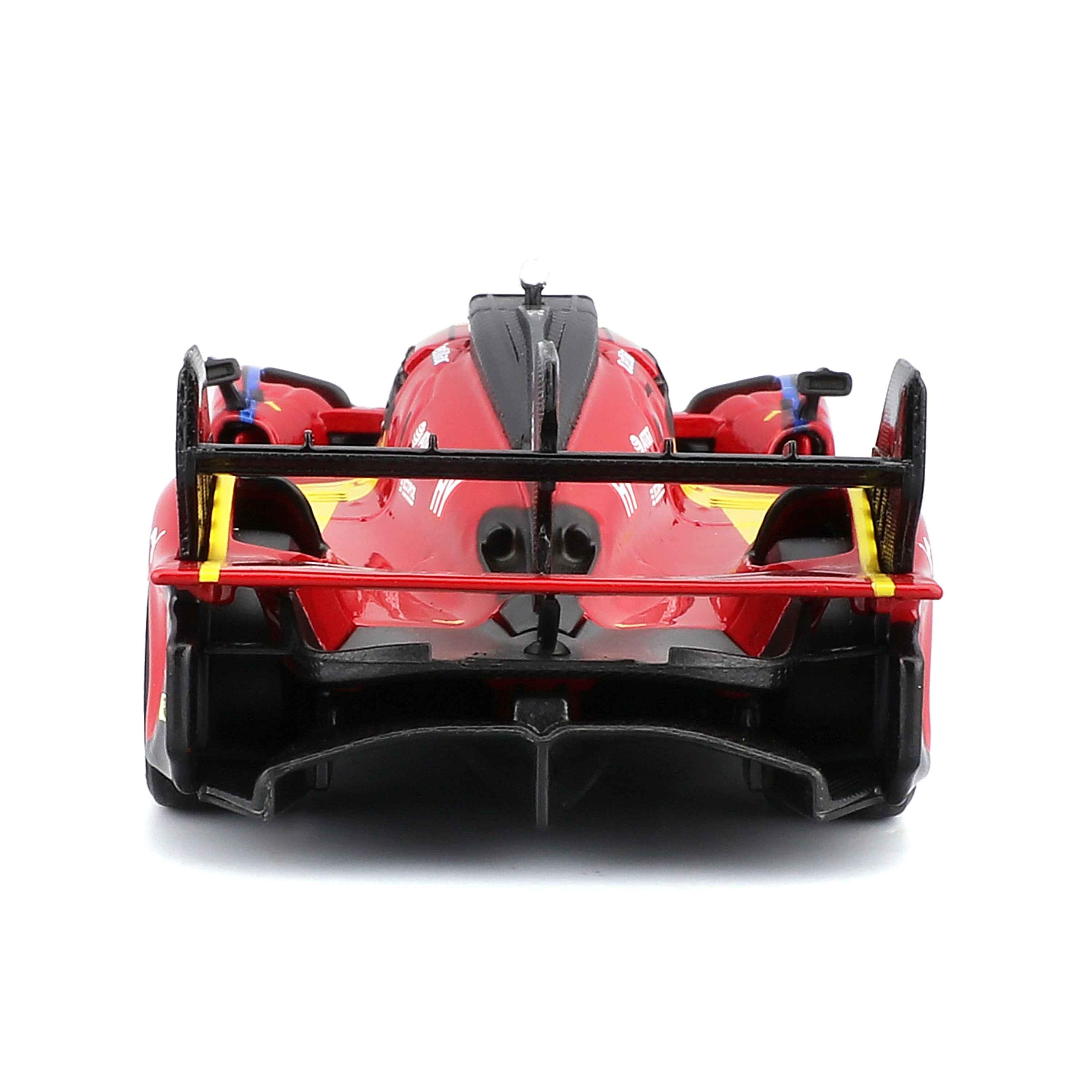 bburago-racing-ferrari-499p-51-modellauto-1-43-mit-vitrine-rot image 5