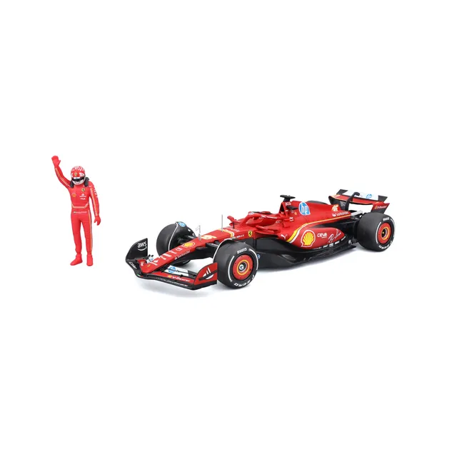 bburago-formula-1-ferrari-sf-24-16-modellauto-1-24-leclerc image 1