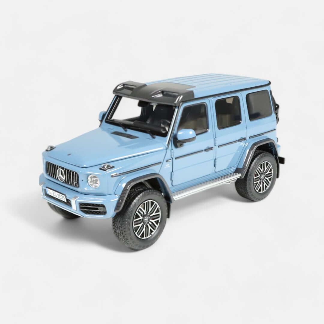nzg-mercedes-amg-g-63-4x4-modellauto-1-18-platin-magno image 6