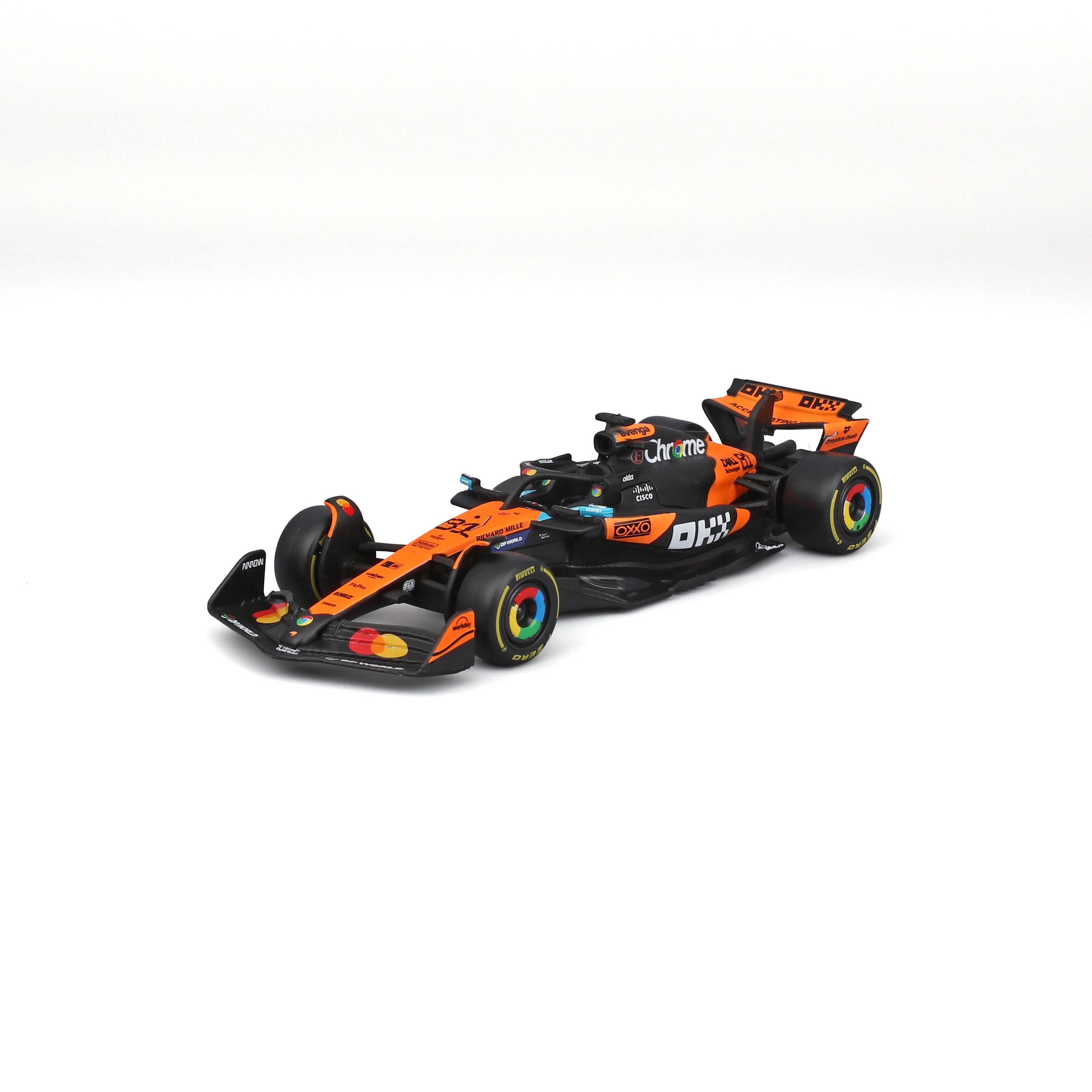 bburago-formula-1-mclaren-mcl39-modellauto-1-43-piastri-papaya image 1