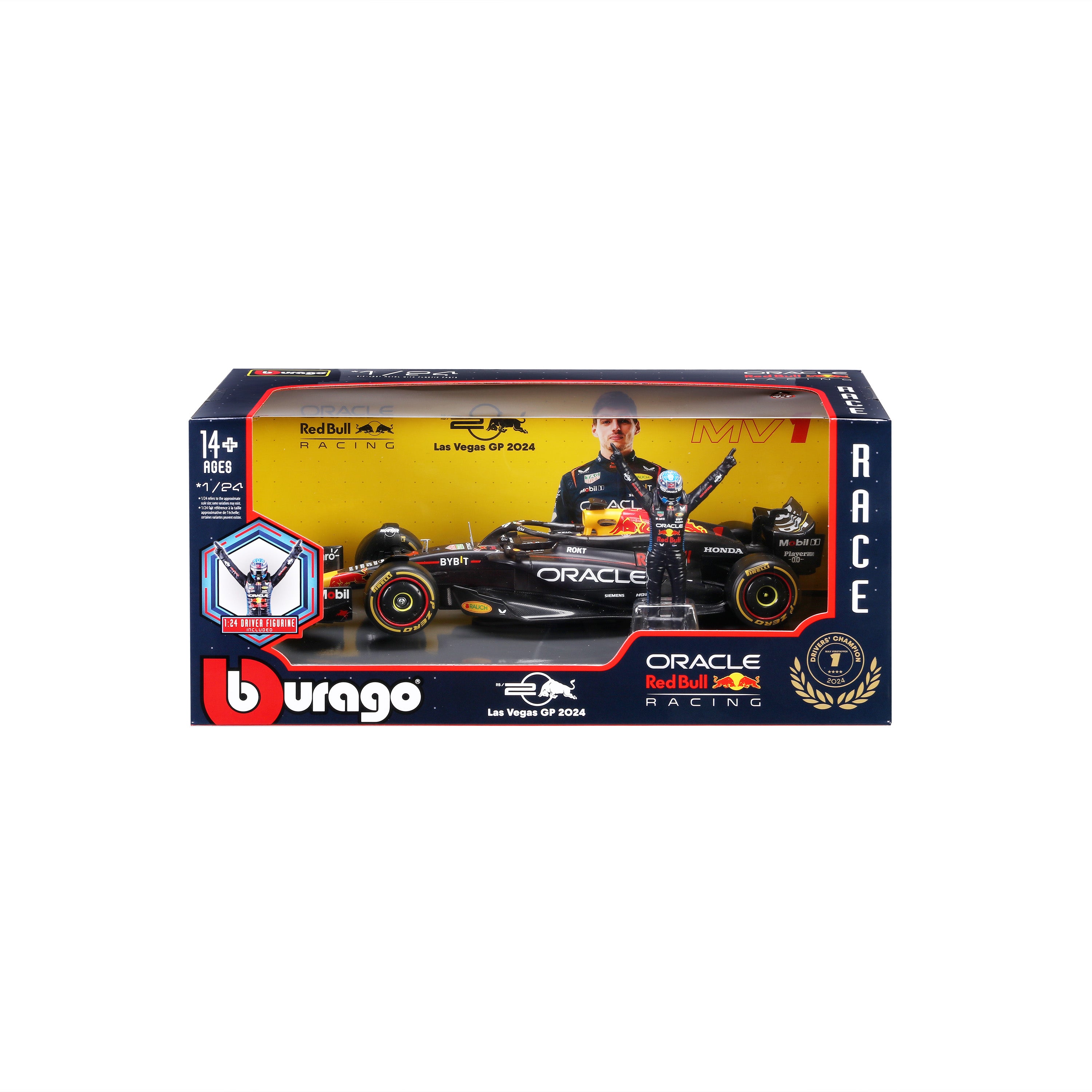 bburago-formula-1-red-bull-rb20-verstappen-modellauto-1-24-mit-fahrer image 7