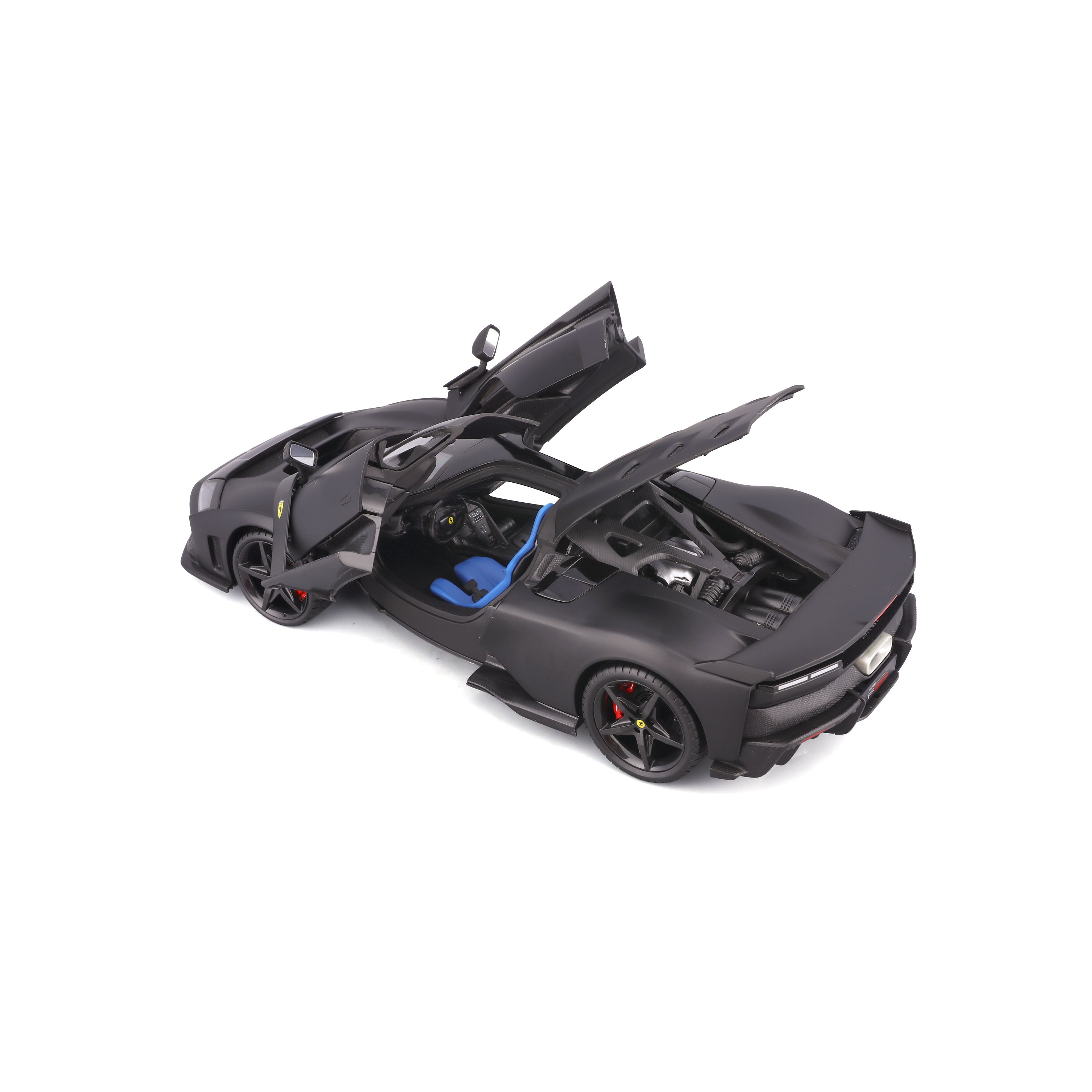 bburago-ferrari-f80-modellauto-1-18-schwarz-matt-exclusive image 5