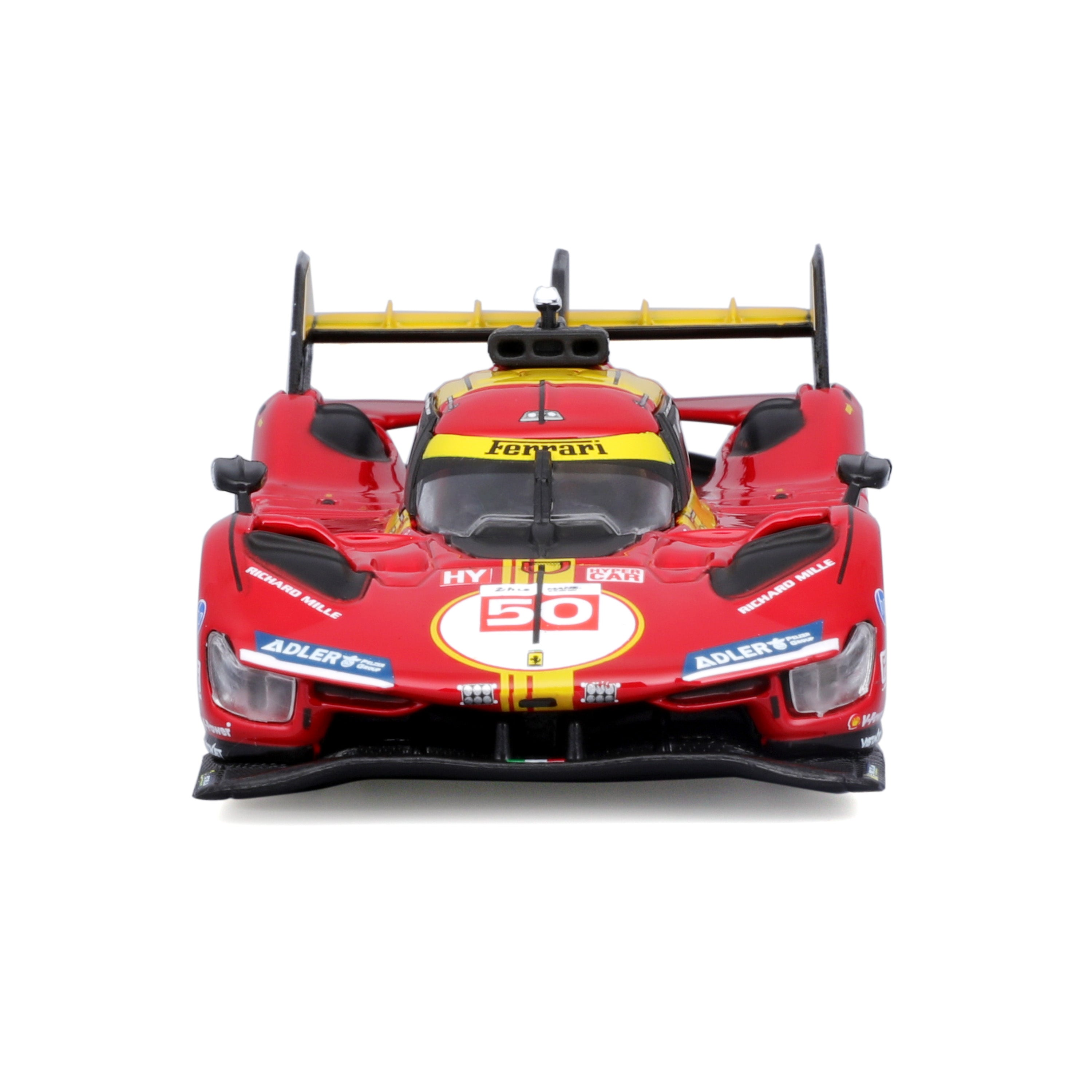 bburago-racing-ferrari-499p-50-modellauto-1-43-mit-vitrine image 4