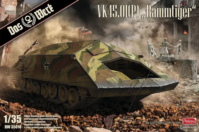 das-werk-dw35018-vk45-01-p-rammtiger-bausatz-1-35 image 1