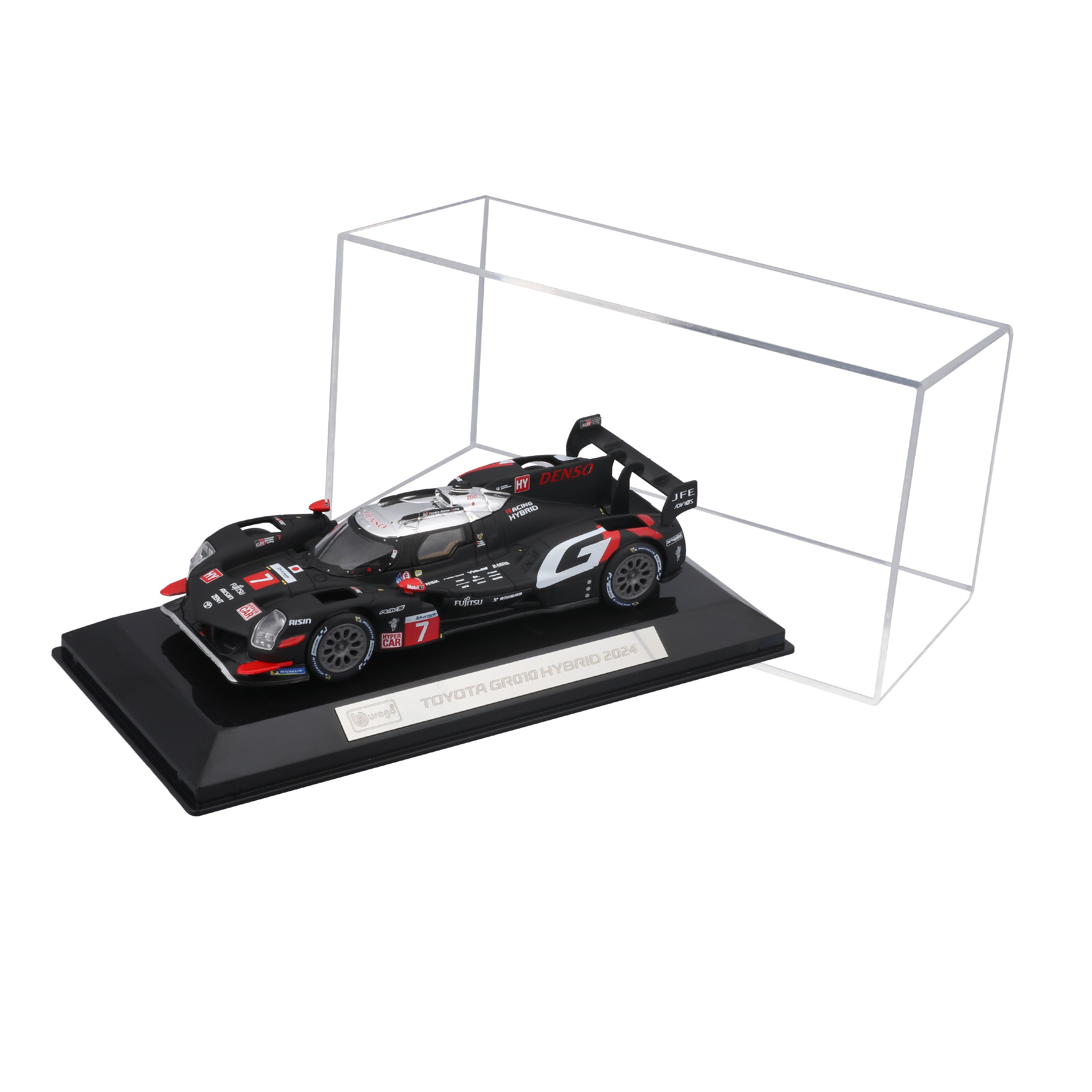 bburago-racing-toyota-gr010-hybrid-modellauto-1-43-nr-7 image 1