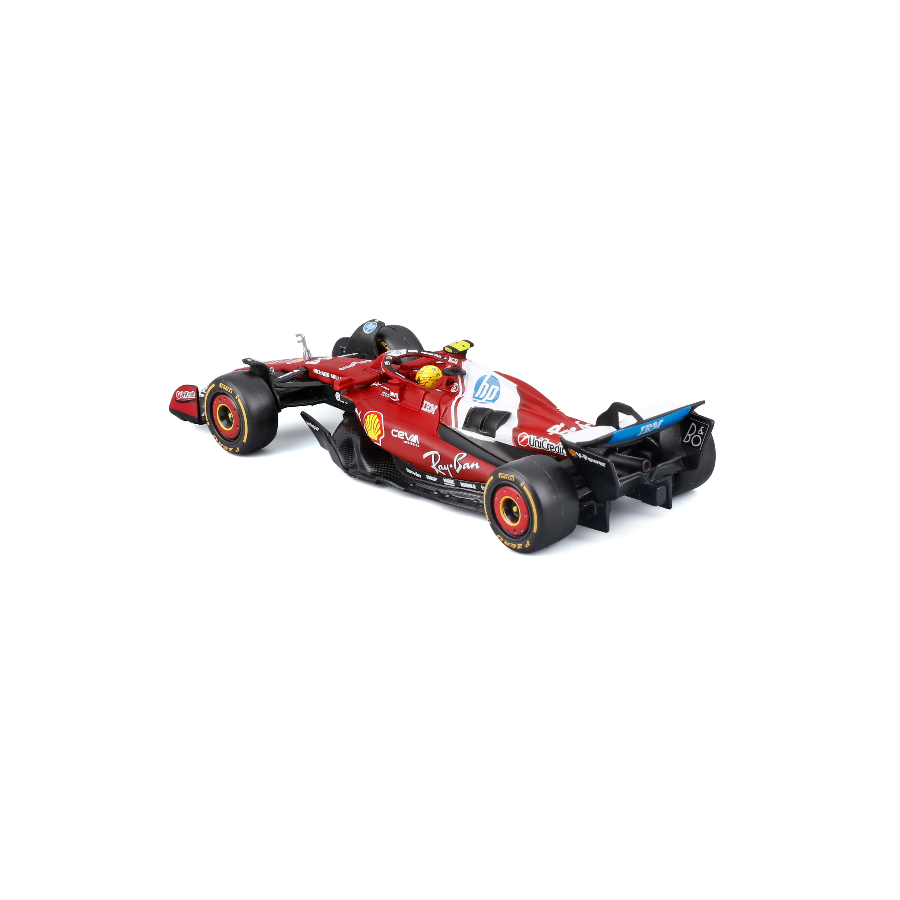bburago-formula-1-ferrari-sf-25-modellauto-1-43-hamilton-vitrine image 7