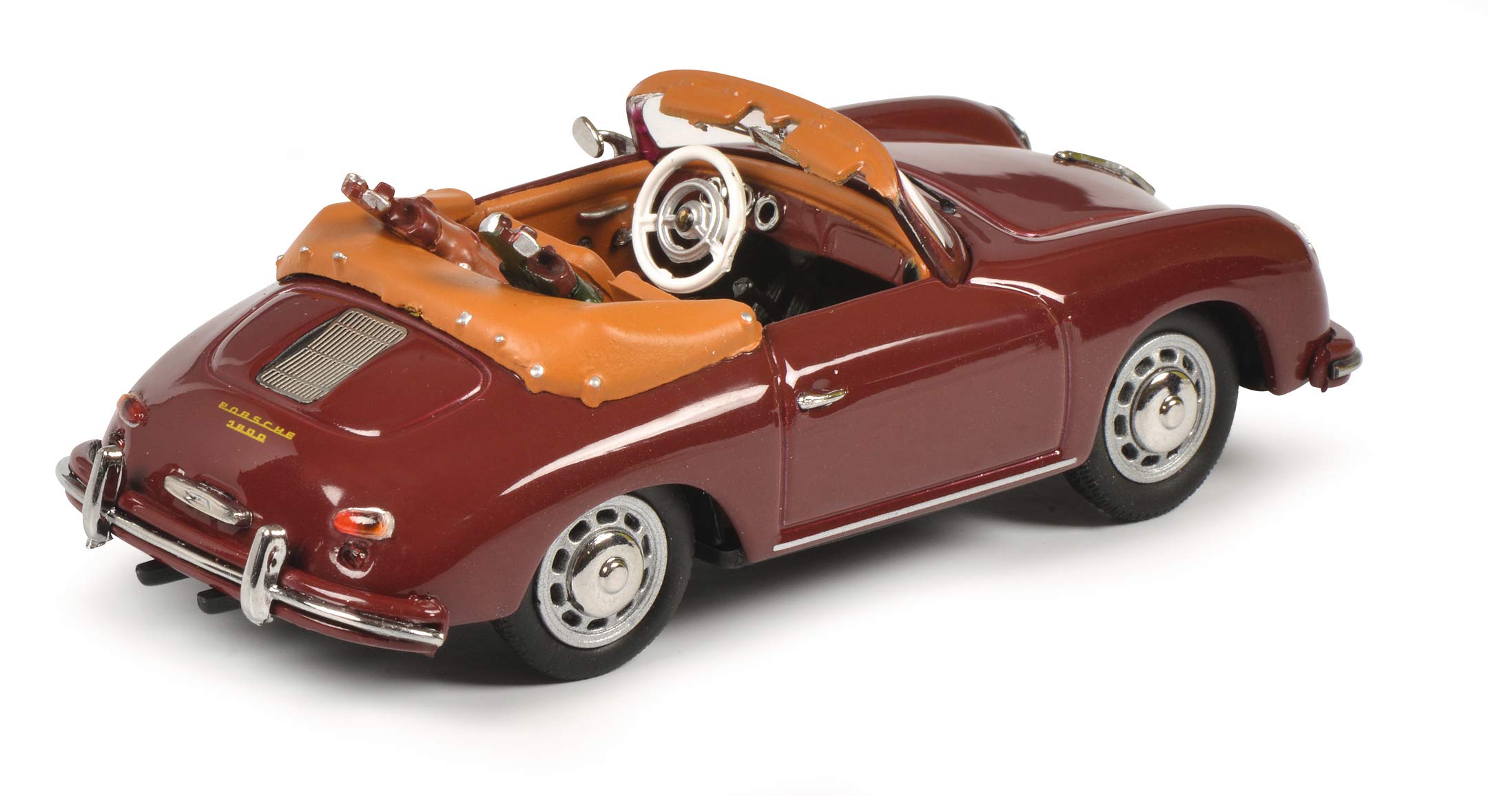 schuco-edition-porsche-356a-cabrio-1-43-rot-golf-limitiert image 2