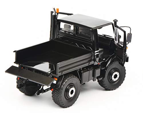 schuco-edition-mercedes-unimog-u1600-modellauto-1-32-schwarz-metall image 4