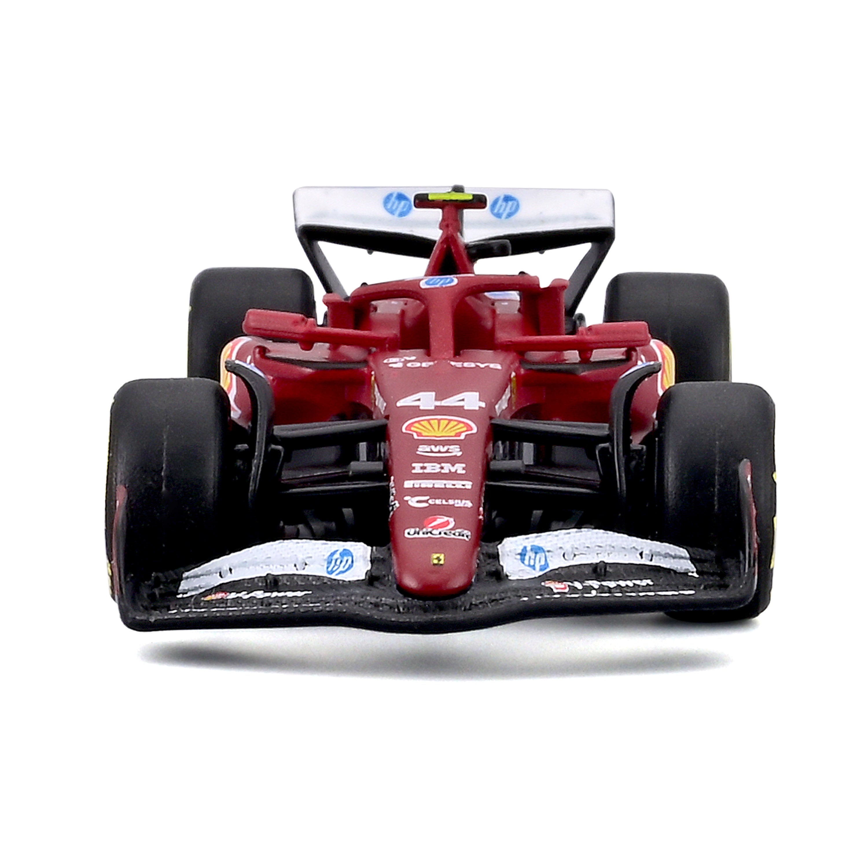 bburago-f1-ferrari-sf-25-hamilton-44-modellauto-1-64-rot-vitrine image 3