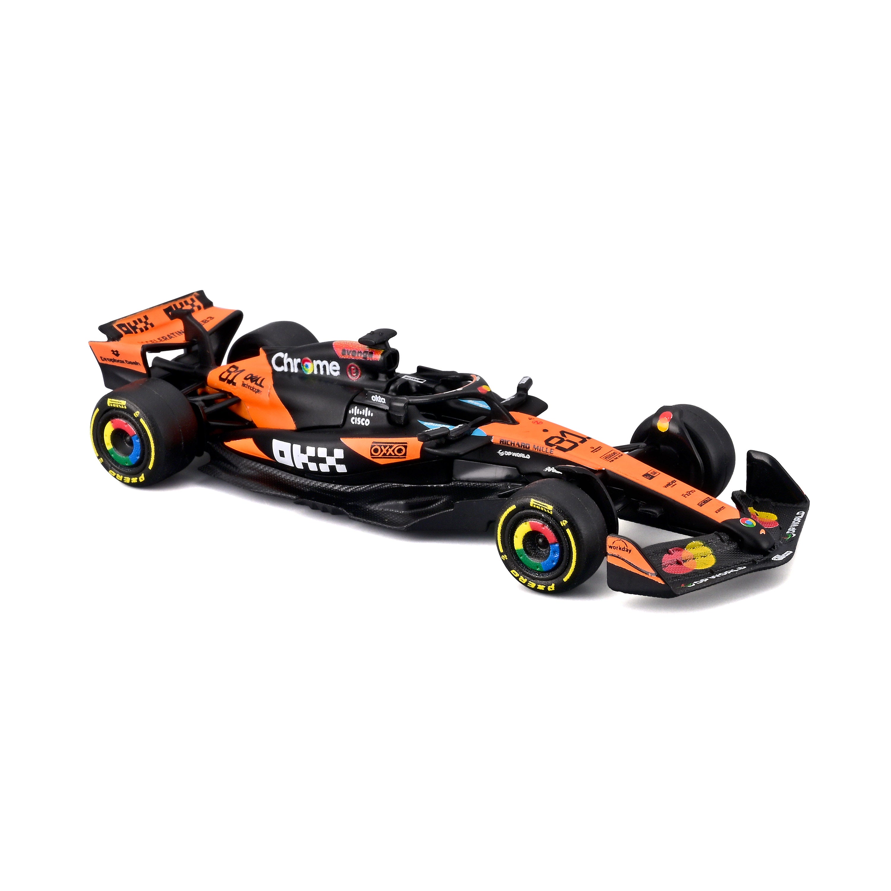 bburago-mclaren-mcl39-81-piastri-modellauto-1-64-papaya image 6