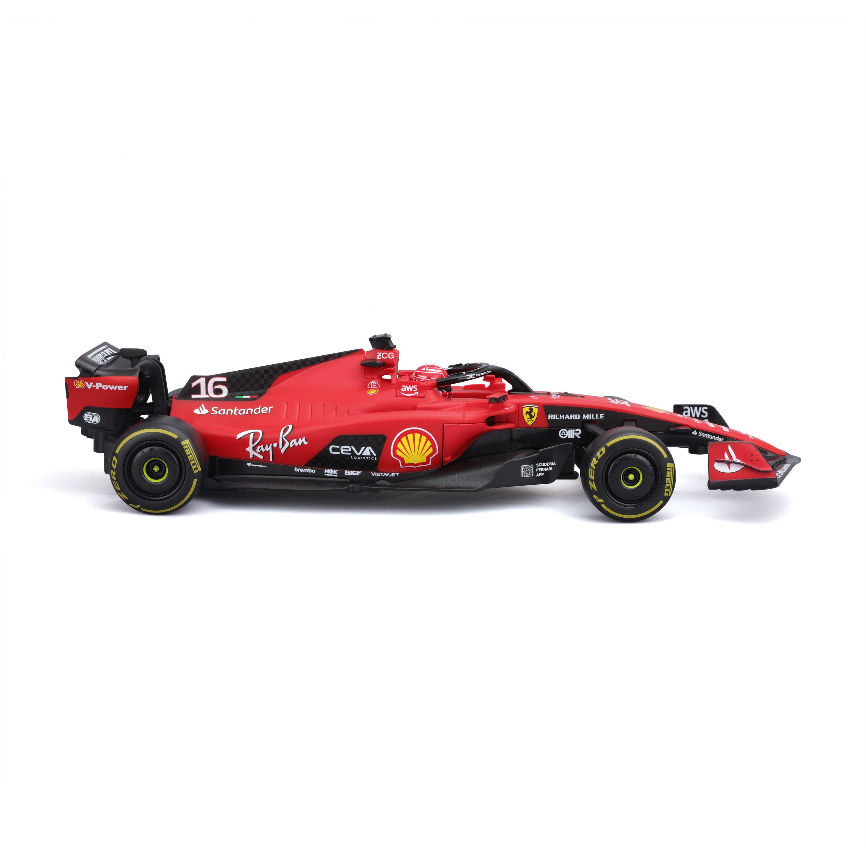 bburago-formula-1-ferrari-sf-23-rc-auto-1-24-leclerc image 4