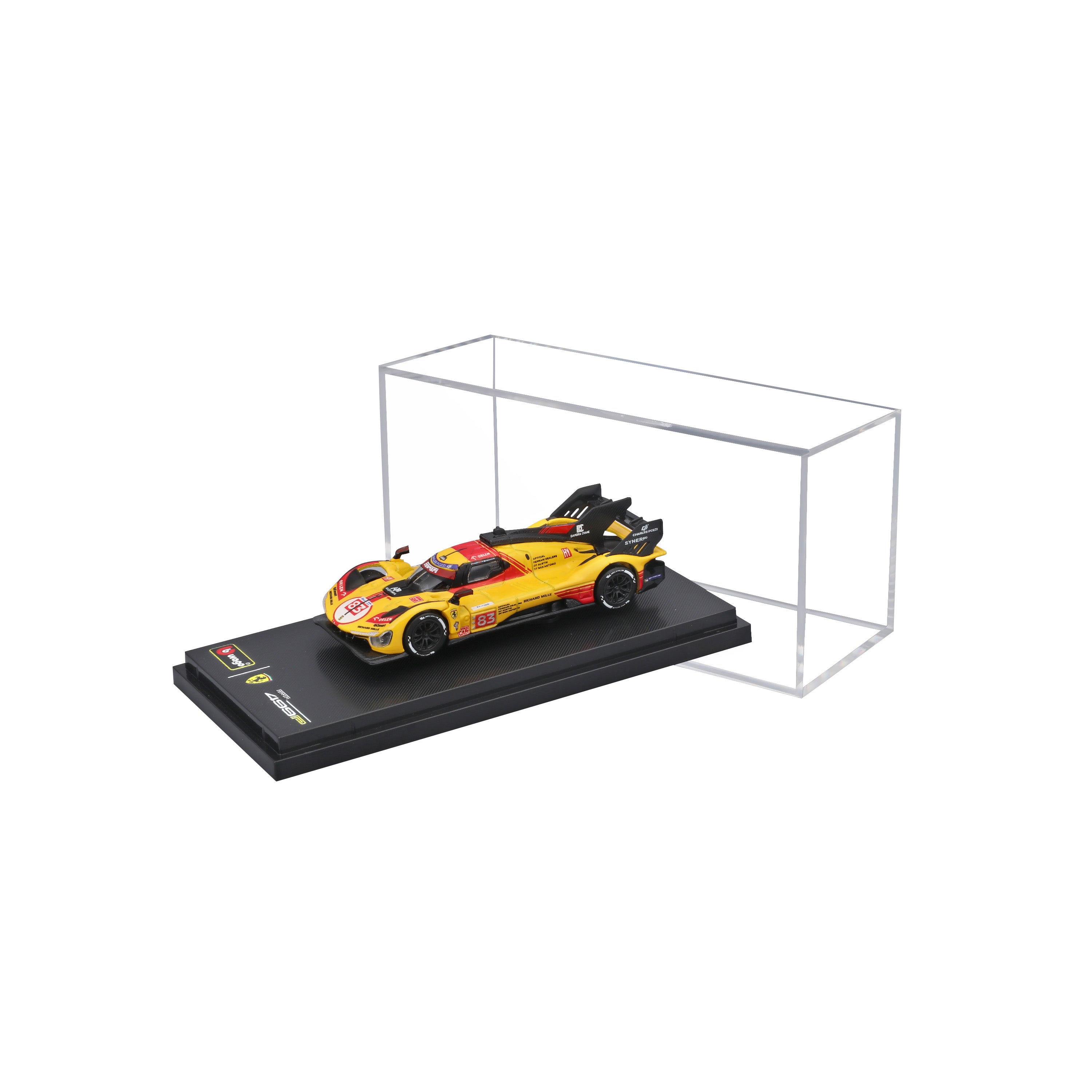 bburago-racing-ferrari-499p-modellauto-1-64-83-vitrine image 1