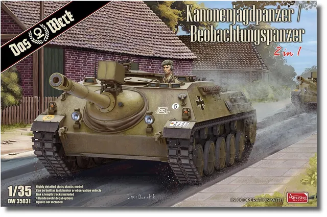 das-werk-dw35031-kanonenjagdpanzer-2in1-bausatz-1-35 image 1