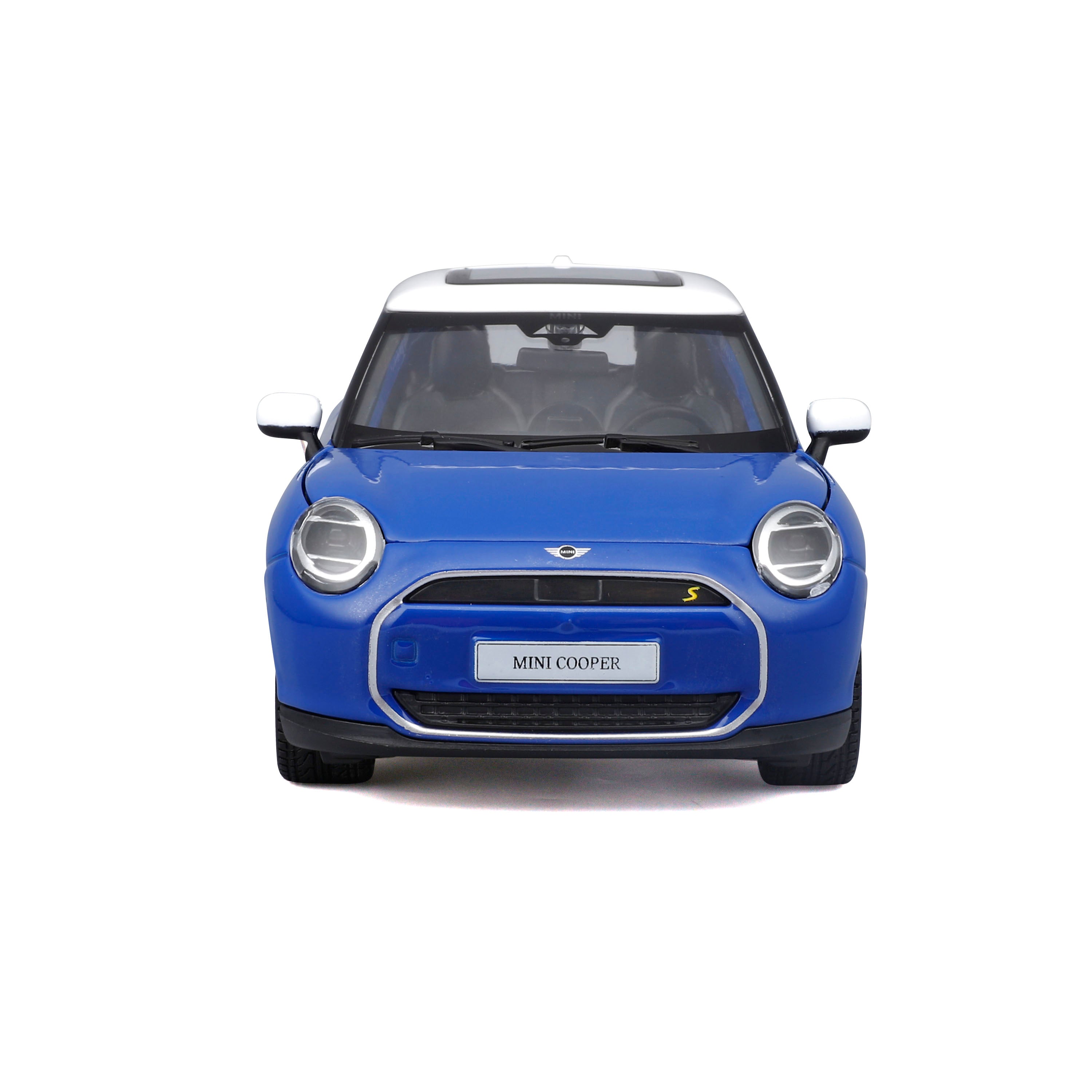 bburago-street-cars-mini-cooper-se-j01-modellauto-1-24-blau image 3