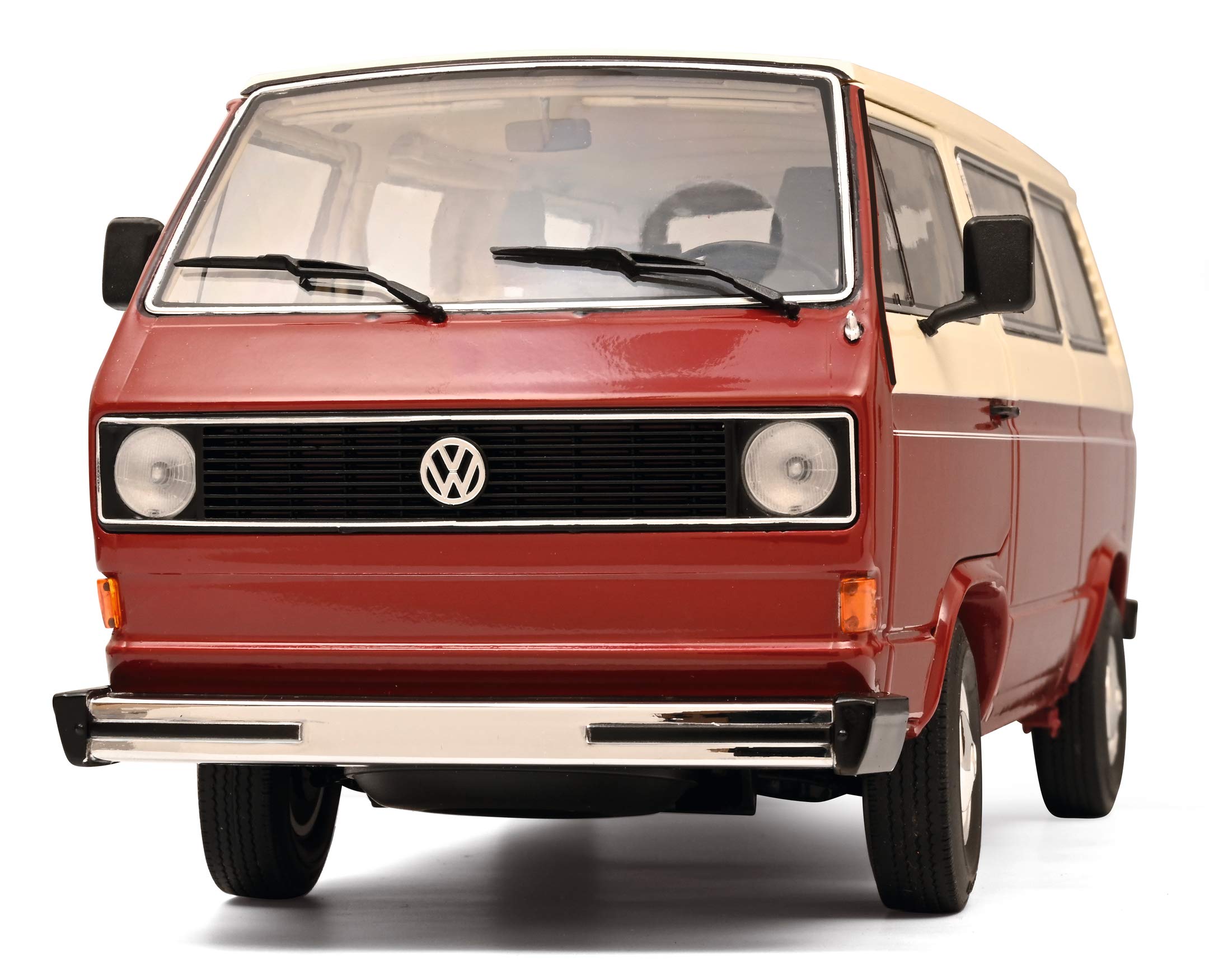 schuco-edition-vw-t3a-bus-modellauto-1-18-rot-wei image 3