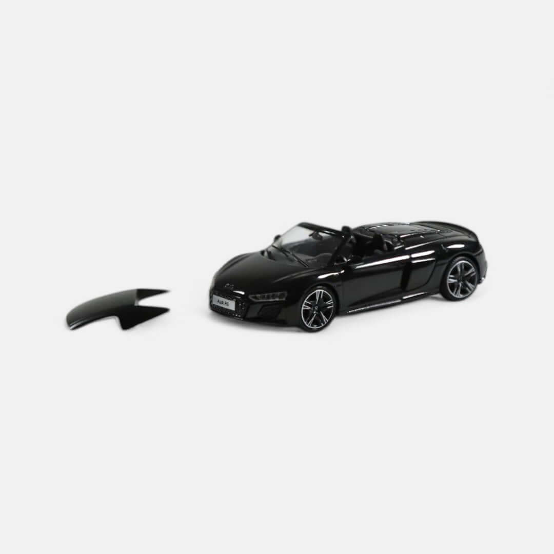 nzg-audi-r8-spyder-1-64-schwarz-vitrine-sportwagen image 2