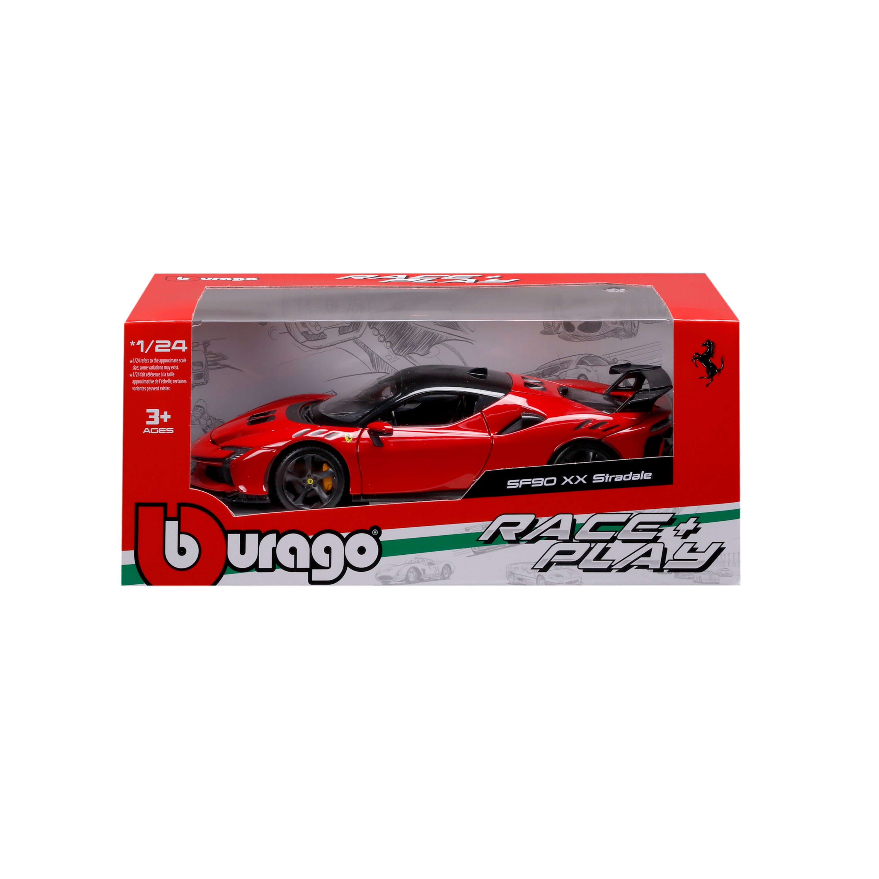bburago-street-cars-ferrari-sf90-xx-stradale-modellauto-1-24-rot image 2