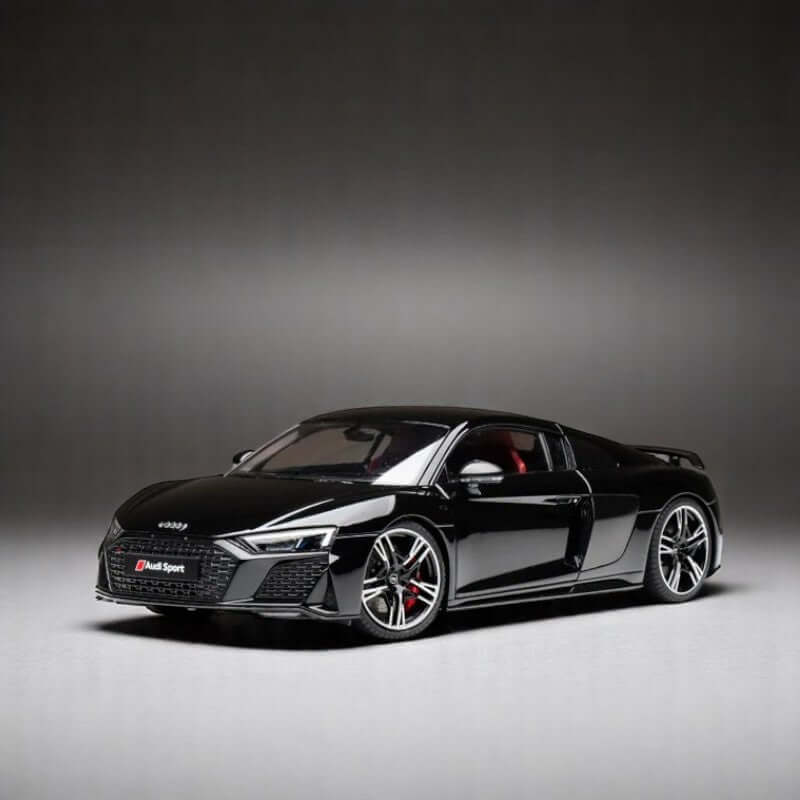nzg-audi-r8-coup-modellauto-1-18-blau-metallic-sportwagen image 1