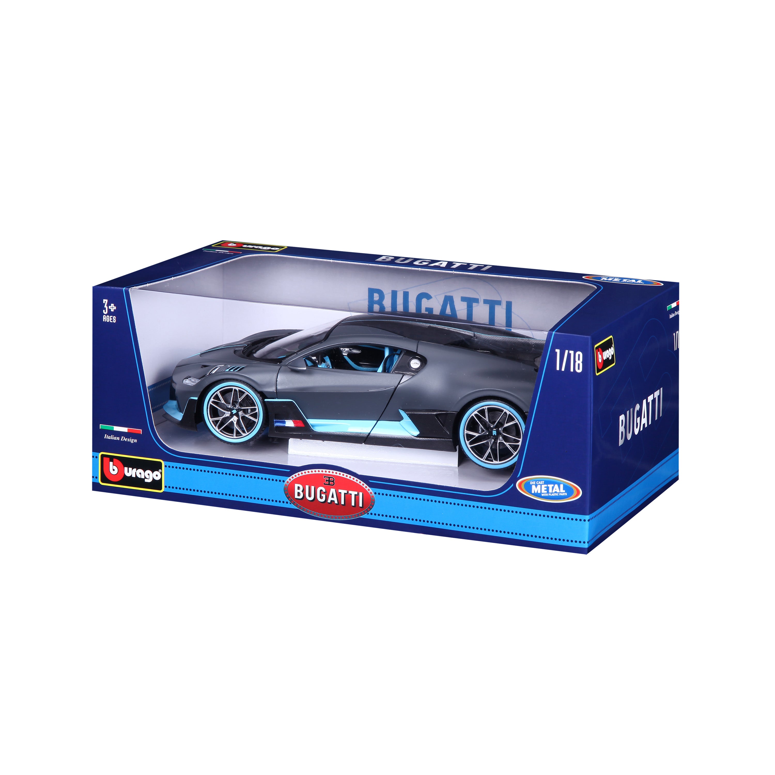 bburago-bugatti-divo-modellauto-1-18-dunkelgrau-matt image 8
