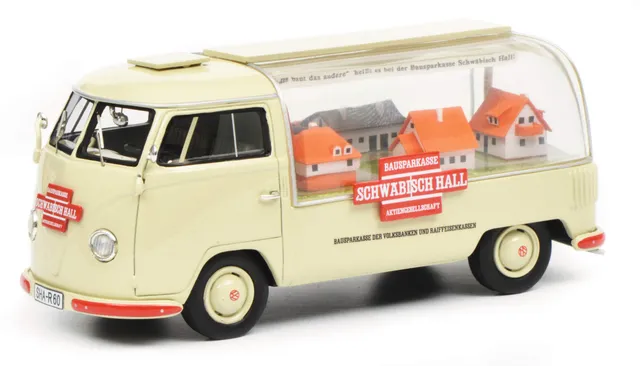 schuco-edition-vw-t1a-schw-bisch-hall-1-43-modellauto image 1