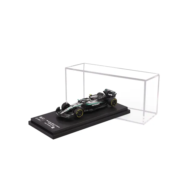 bburago-formula-1-mercedes-amg-w16-antonelli-modellauto-1-64-mit-vitrine image 1