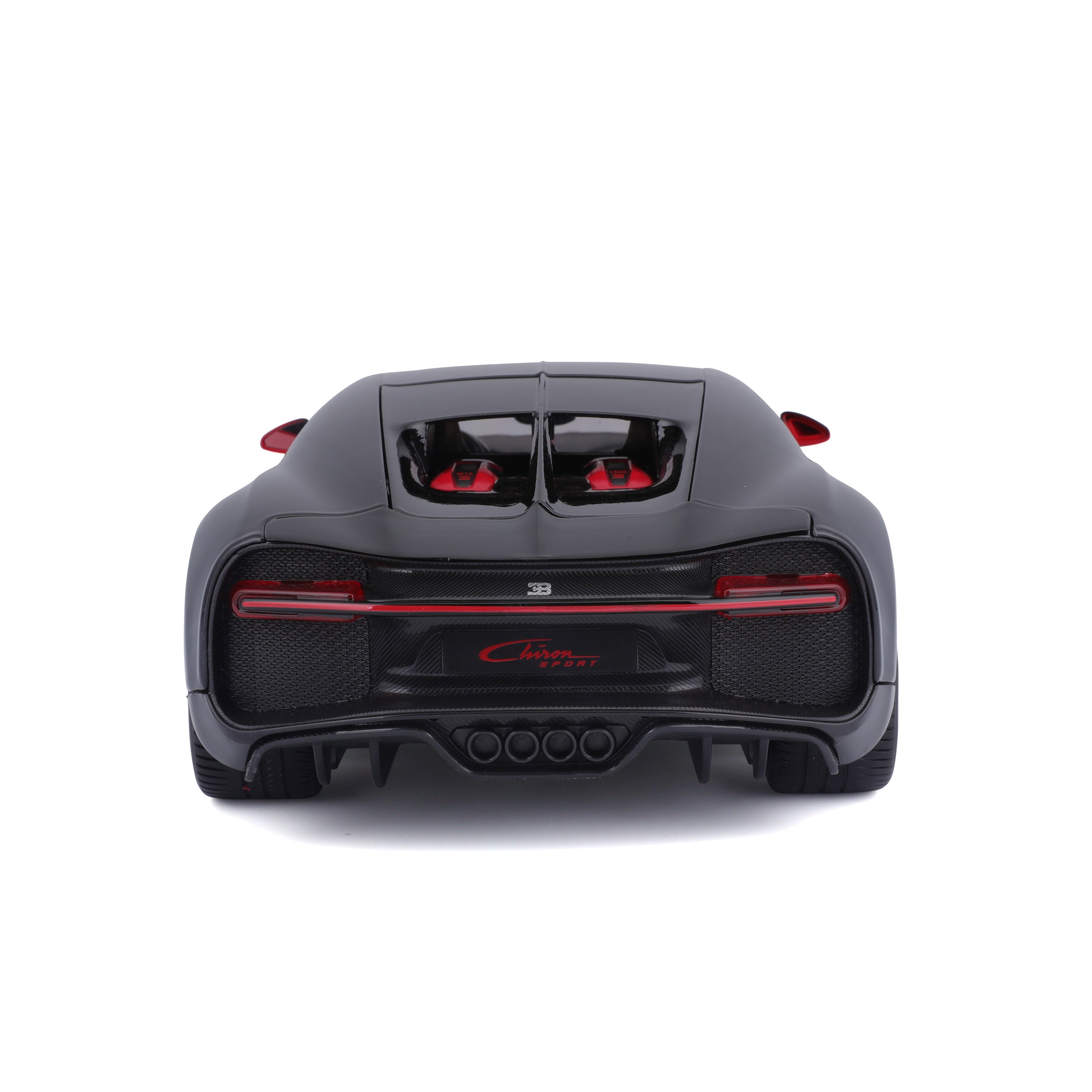 bburago-street-bugatti-chiron-sport-modellauto-1-18-rot-schwarz image 7