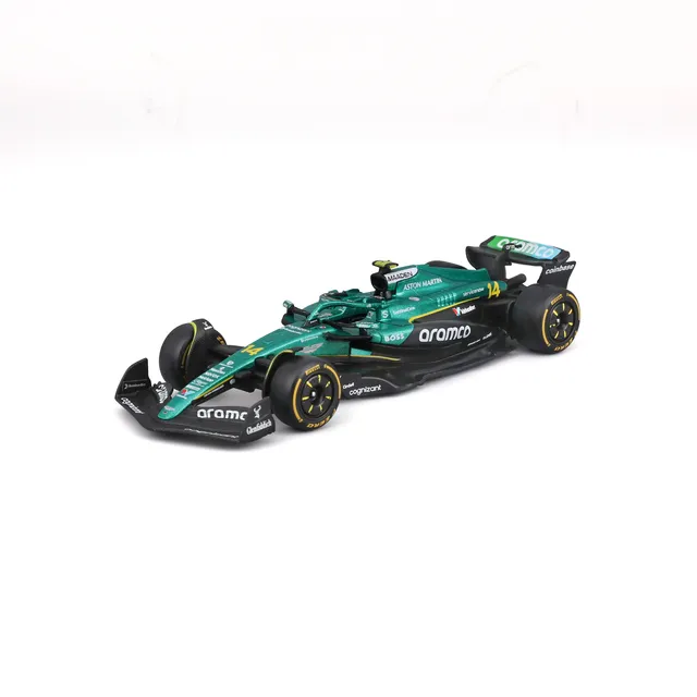 bburago-formula-1-aston-martin-amr25-alonso-modellauto-1-43-14 image 1