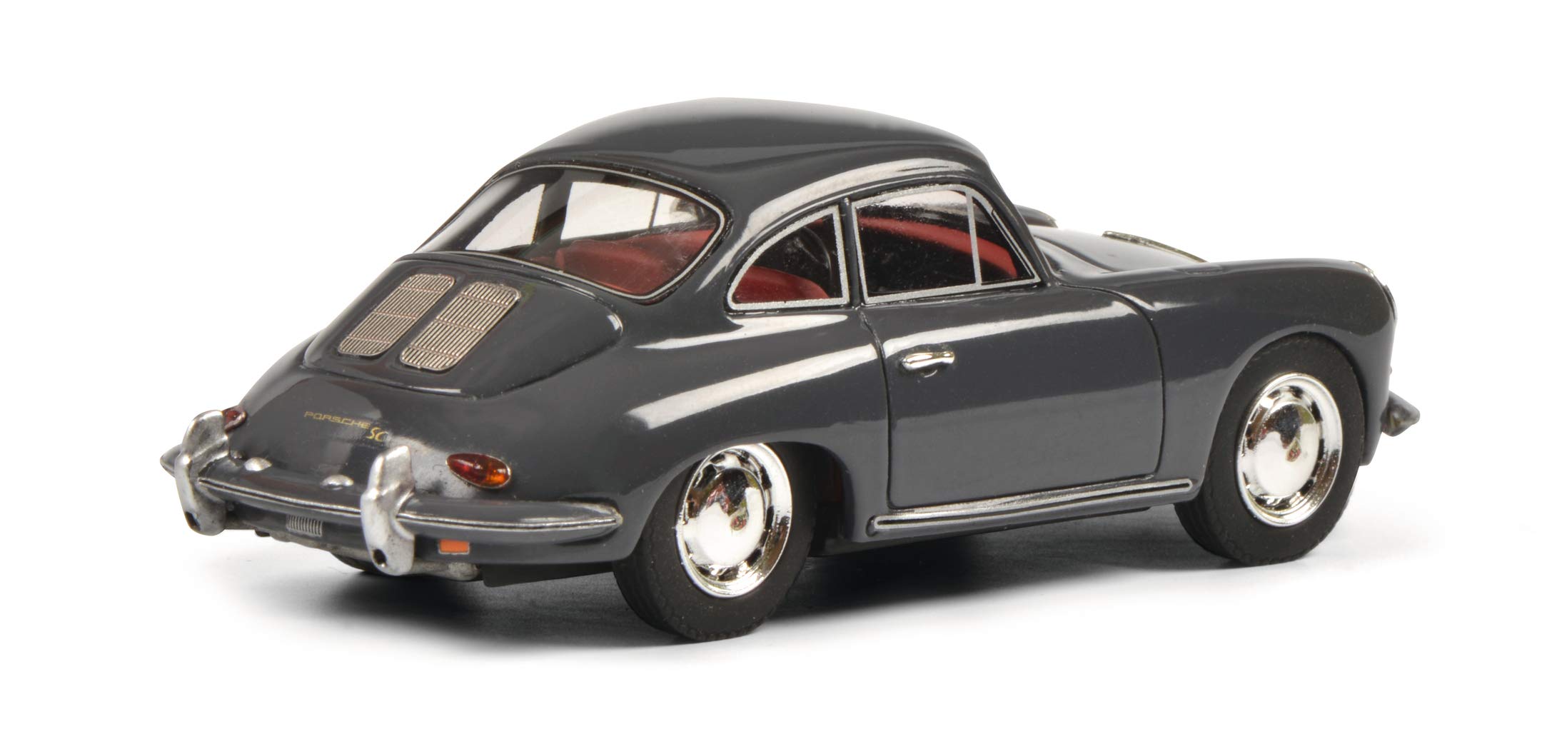 schuco-pro-r43-porsche-356-sc-coup-1-43-resin-grau-limitiert image 2