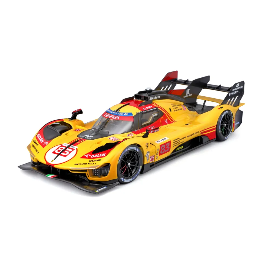 bburago-racing-ferrari-499p-83-modellauto-1-18-le-mans-2024 image 1