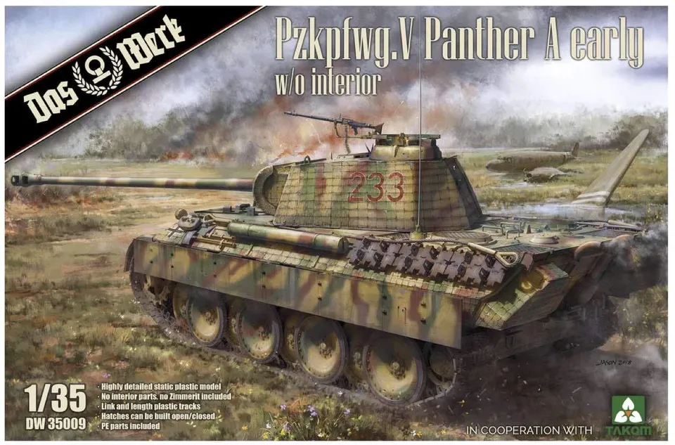 das-werk-panther-a-early-plastikbausatz-1-35-panzer-dw35009 image 1