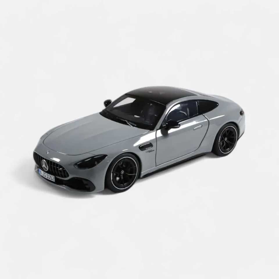 nzg-mercedes-amg-gt-43-modellauto-1-18-alpingrey image 1