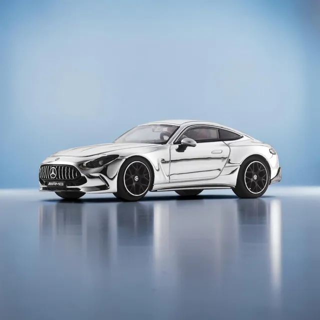 nzg-mercedes-amg-gt-63-special-edition-auto-1-64-silber-chrome image 1