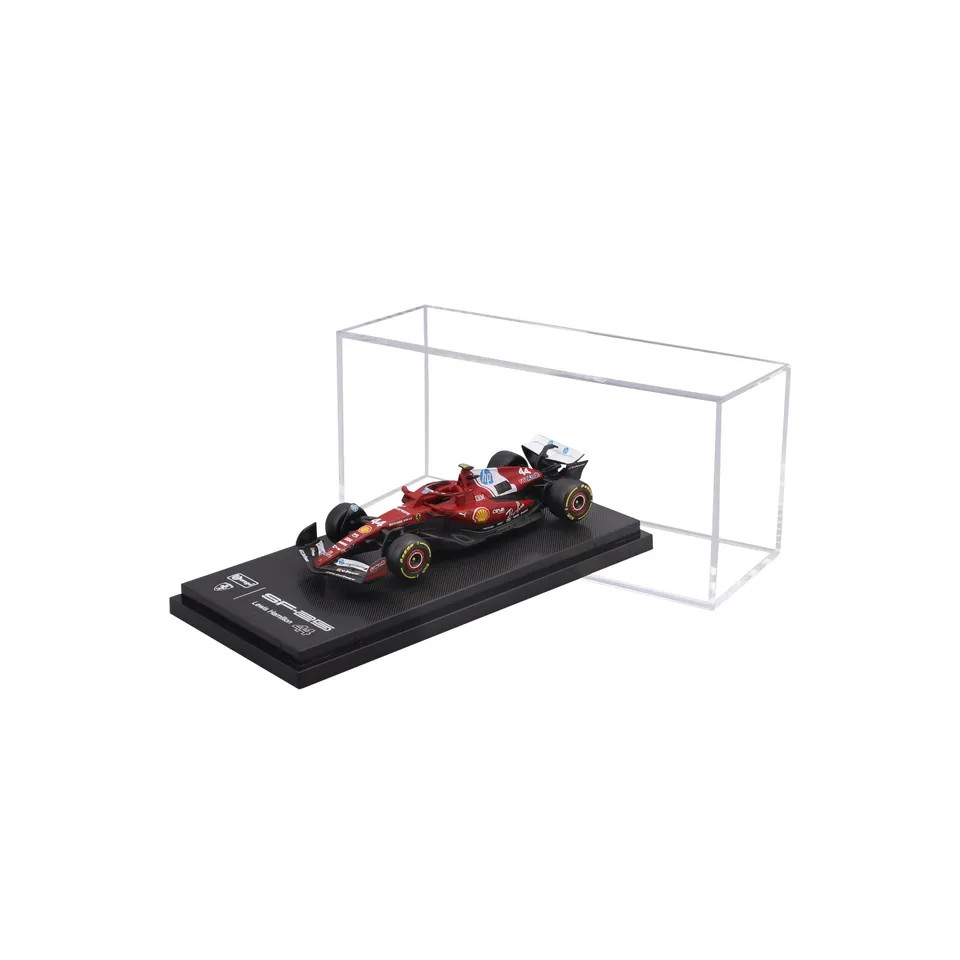 bburago-f1-ferrari-sf-25-hamilton-44-modellauto-1-64-rot-vitrine image 1