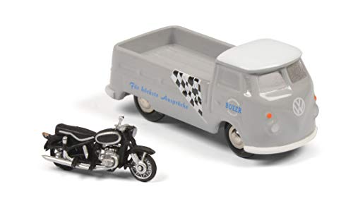 schuco-piccolo-vw-t1-motorrad-service-pritsche-grau-limitiert image 5