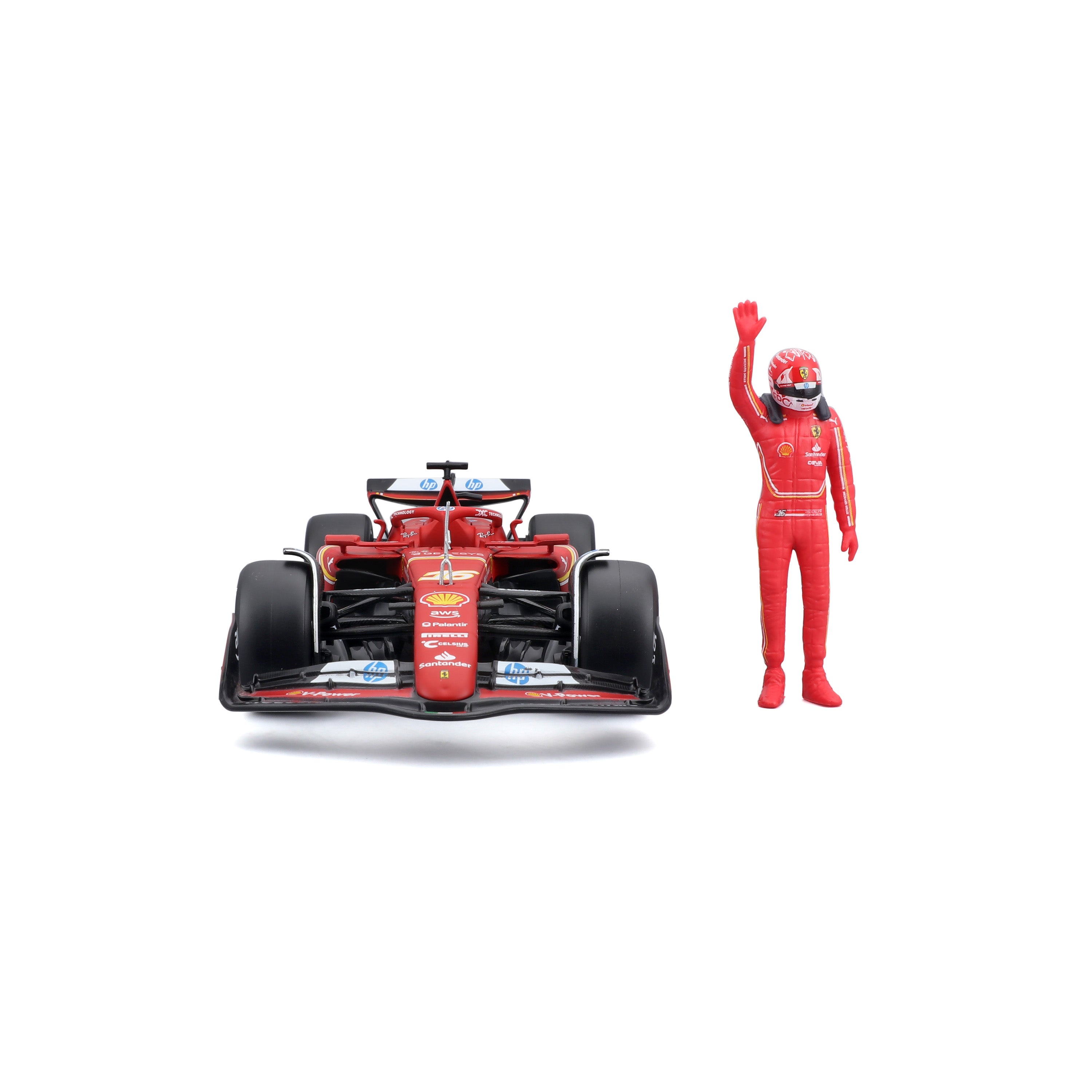 bburago-formula-1-ferrari-sf-24-16-modellauto-1-24-leclerc image 3
