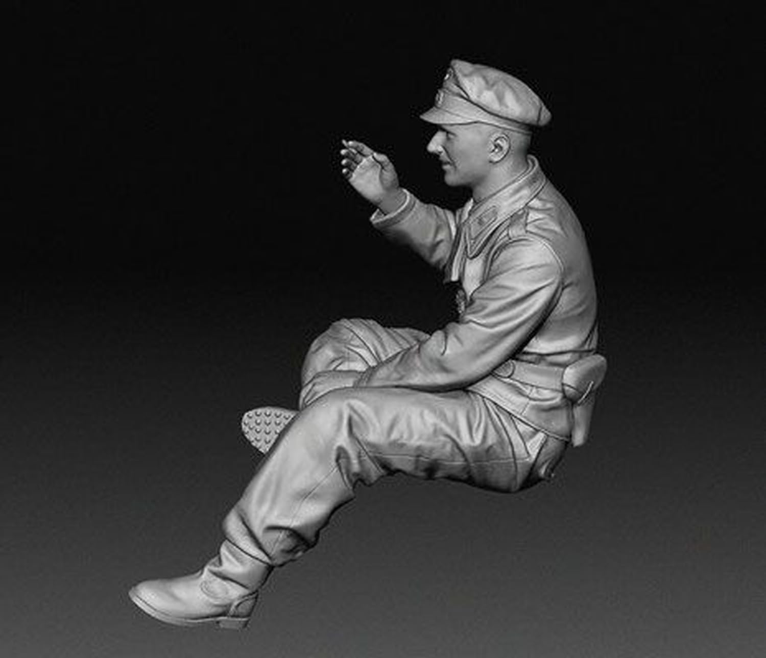 das-werk-dw16007-tank-commander-figur-1-16-bausatz-sitzend image 4