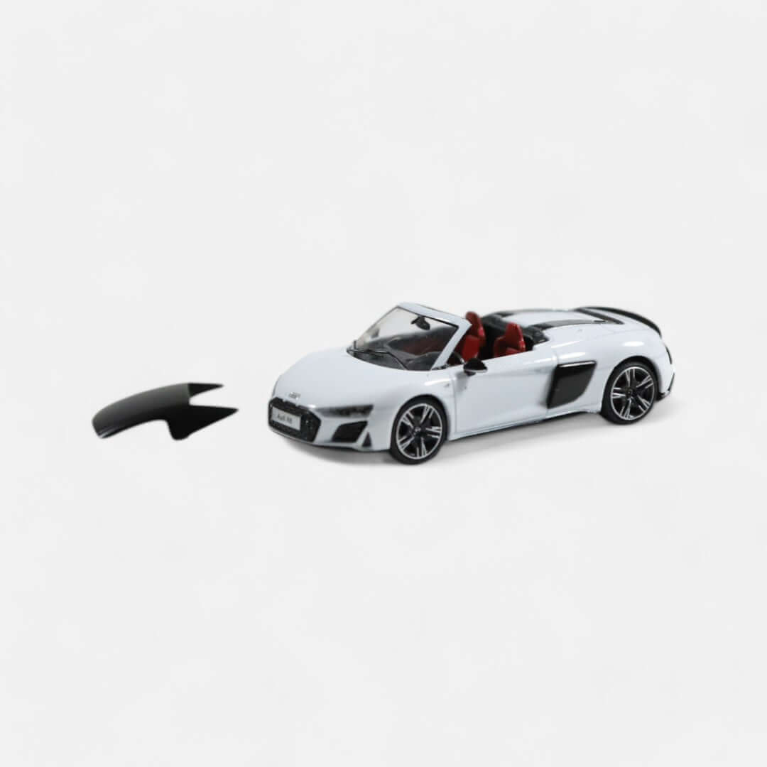 nzg-audi-r8-spyder-1-64-schwarz-vitrine-sportwagen image 5