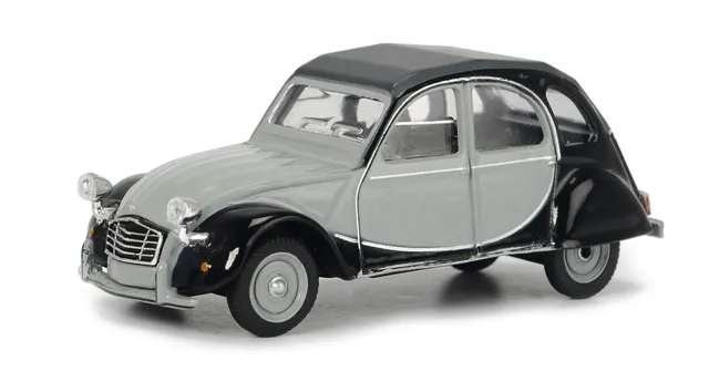 schuco-edition-citroen-2cv-charleston-modellauto-1-64-grau image 1