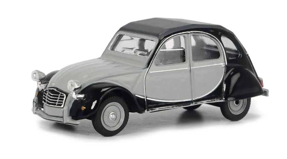 schuco-edition-citroen-2cv-charleston-modellauto-1-64-grau image 1