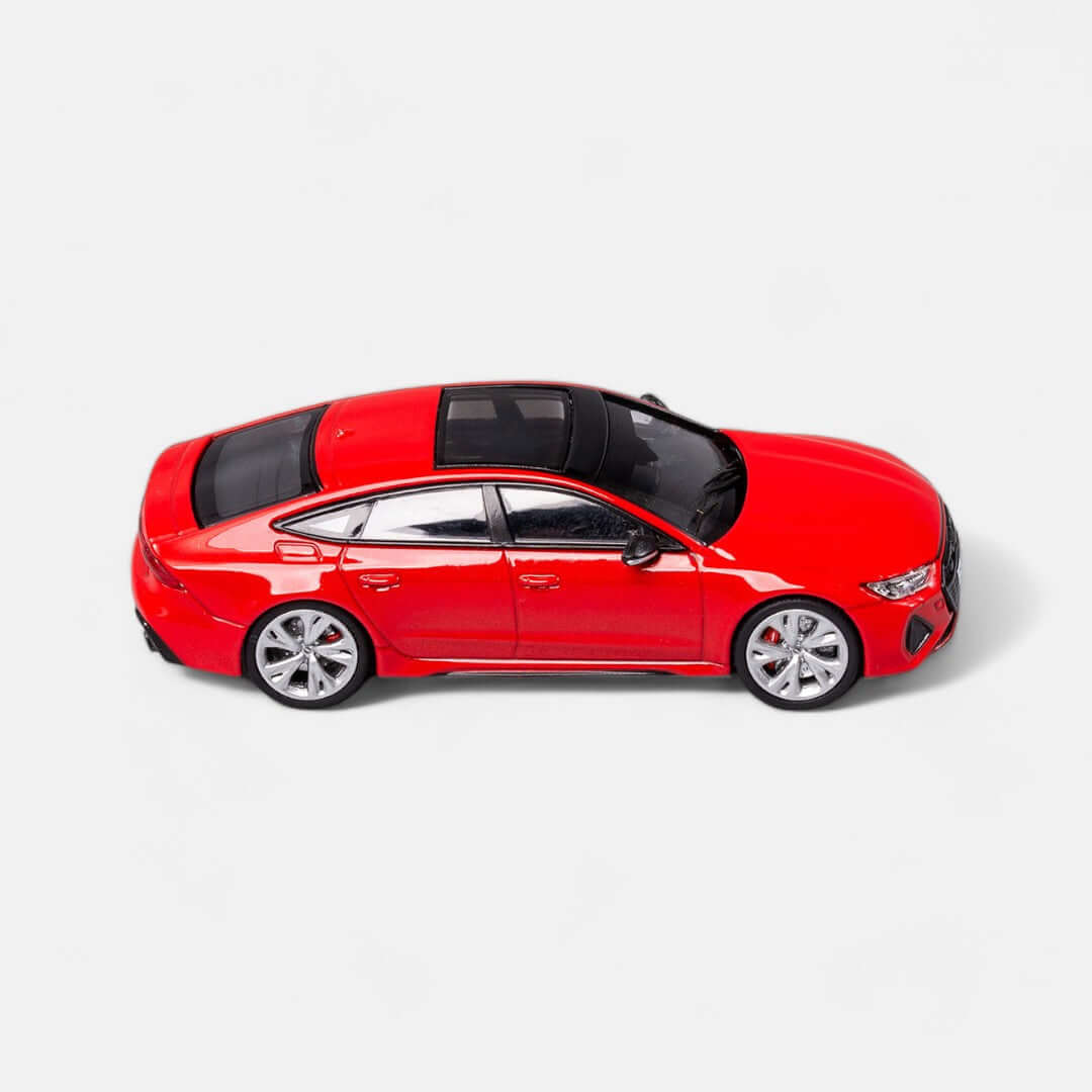 nzg-audi-rs7-sportback-c8-modellauto-1-64-rot-vitrine image 2