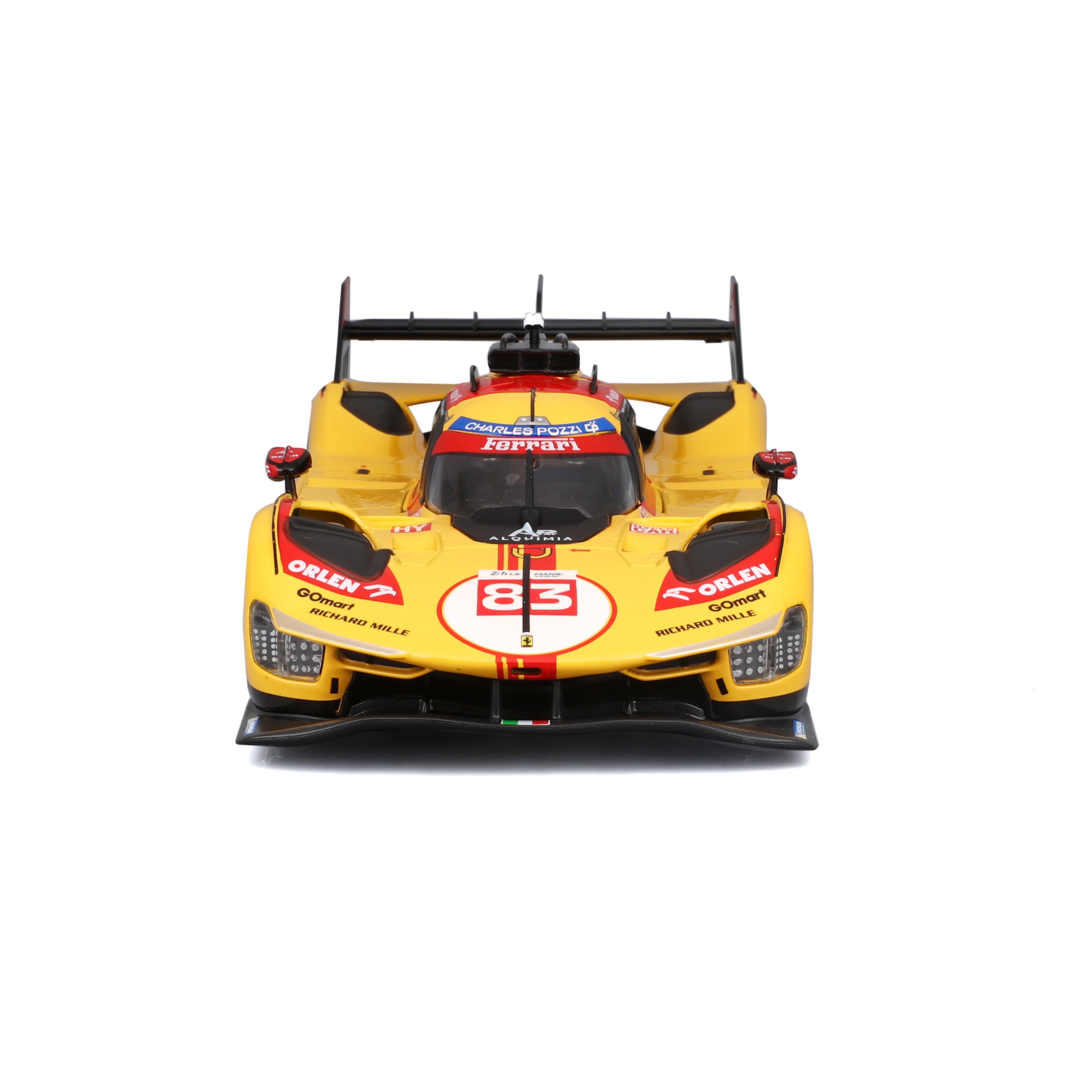 bburago-racing-ferrari-499p-83-modellauto-1-24-gelb image 3
