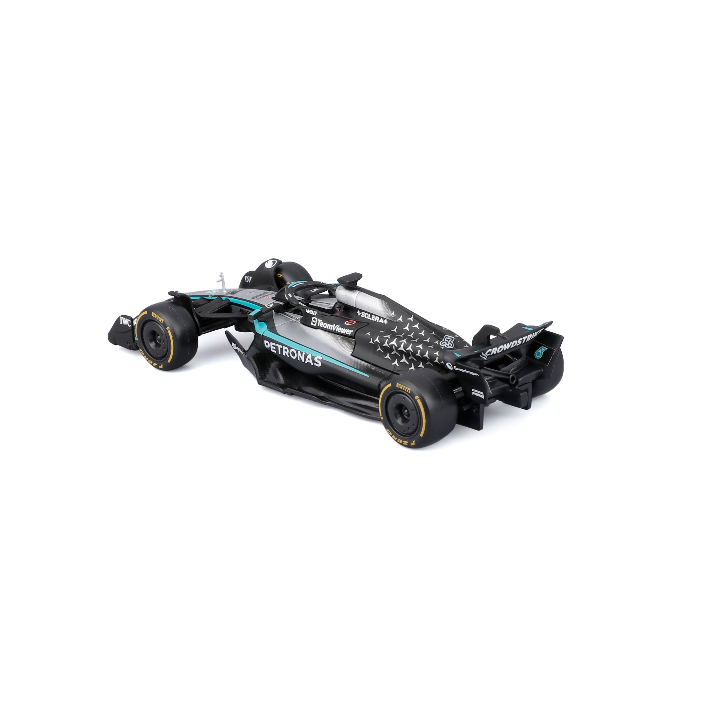 bburago-formula-1-mercedes-w16-63-russell-modellauto-1-43-silber image 5