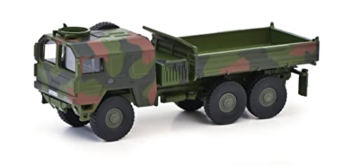schuco-edition-man-7to-kat-kipper-modellauto-1-87-flecktarn image 3