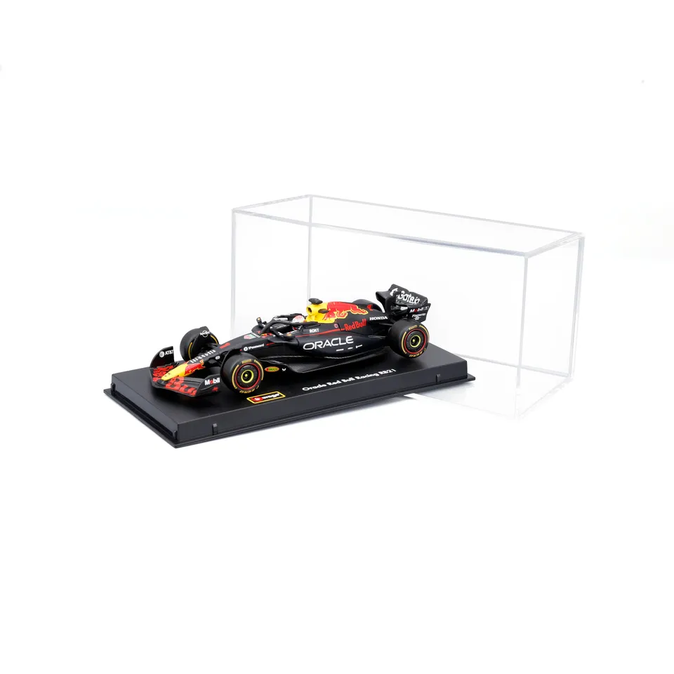 bburago-formula-1-red-bull-rb21-1-verstappen-modellauto-1-43-vitrine image 1