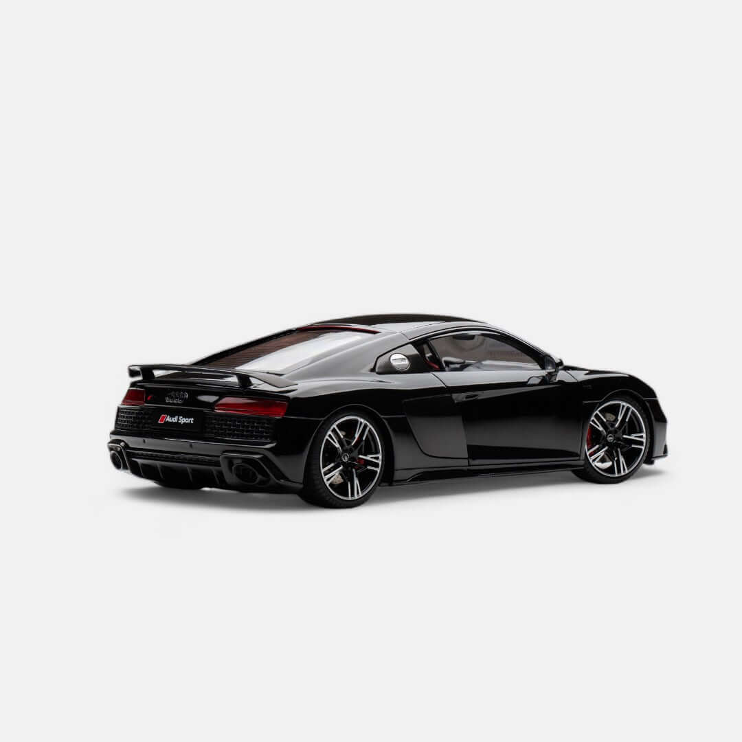 nzg-audi-r8-coup-modellauto-1-18-blau-metallic-sportwagen image 4