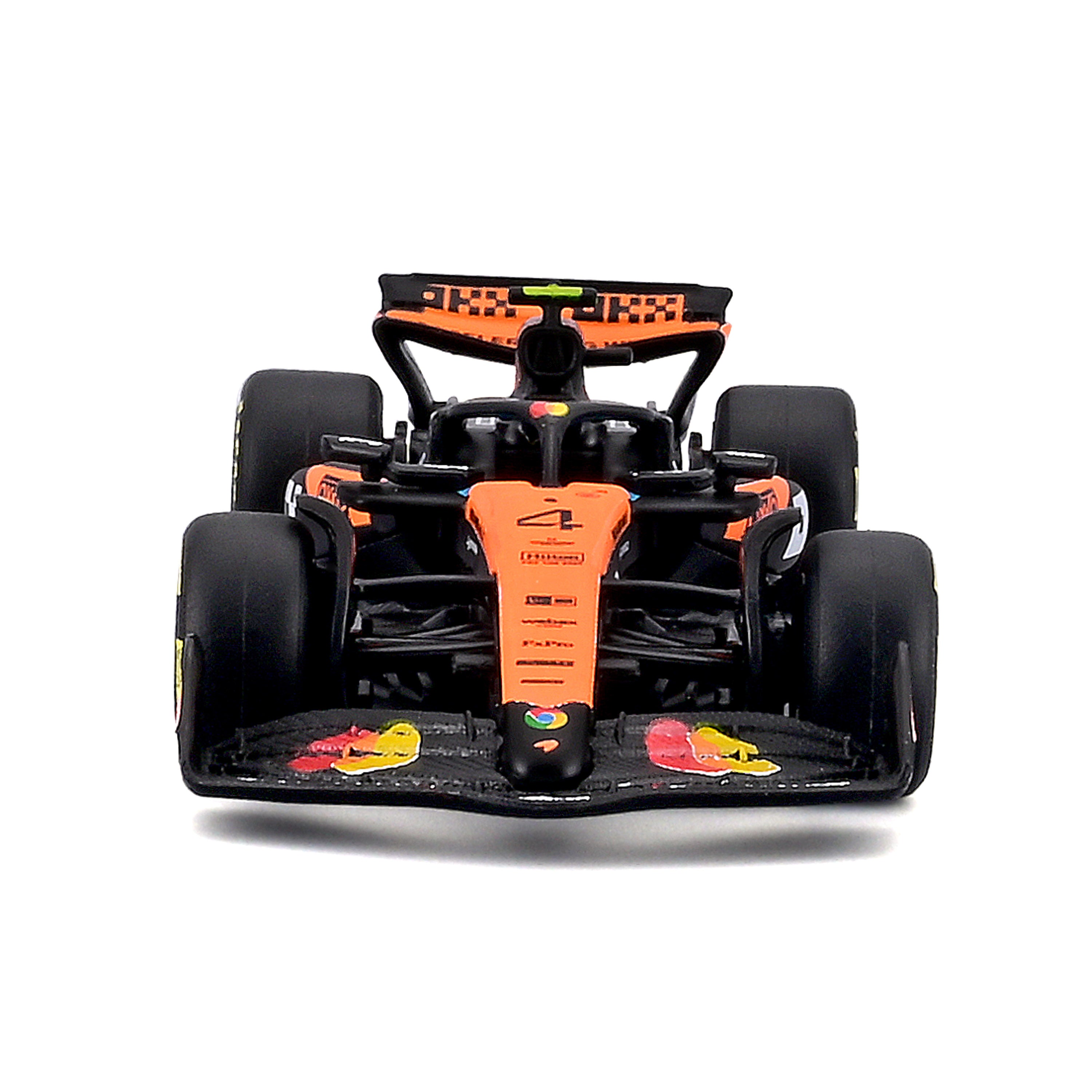 bburago-formula-1-mclaren-mcl39-4-norris-modellauto-1-64-mit-vitrine image 3