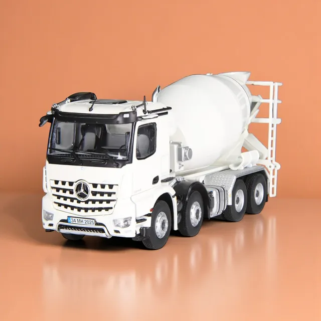 nzg-mercedes-benz-arocs-8x4-betonmischer-lkw-modell-mischtrommel image 1