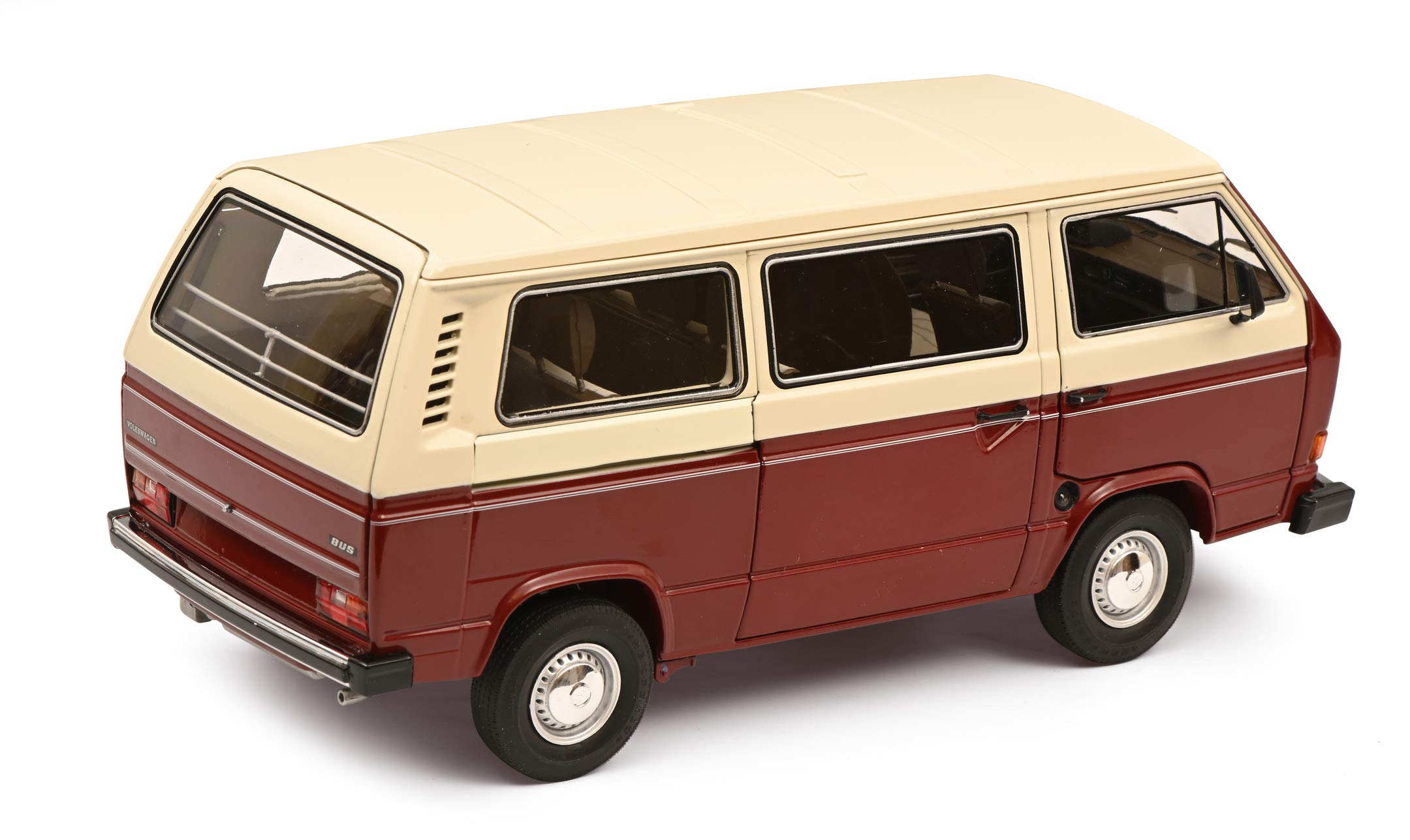 schuco-edition-vw-t3a-bus-modellauto-1-18-rot-wei image 2