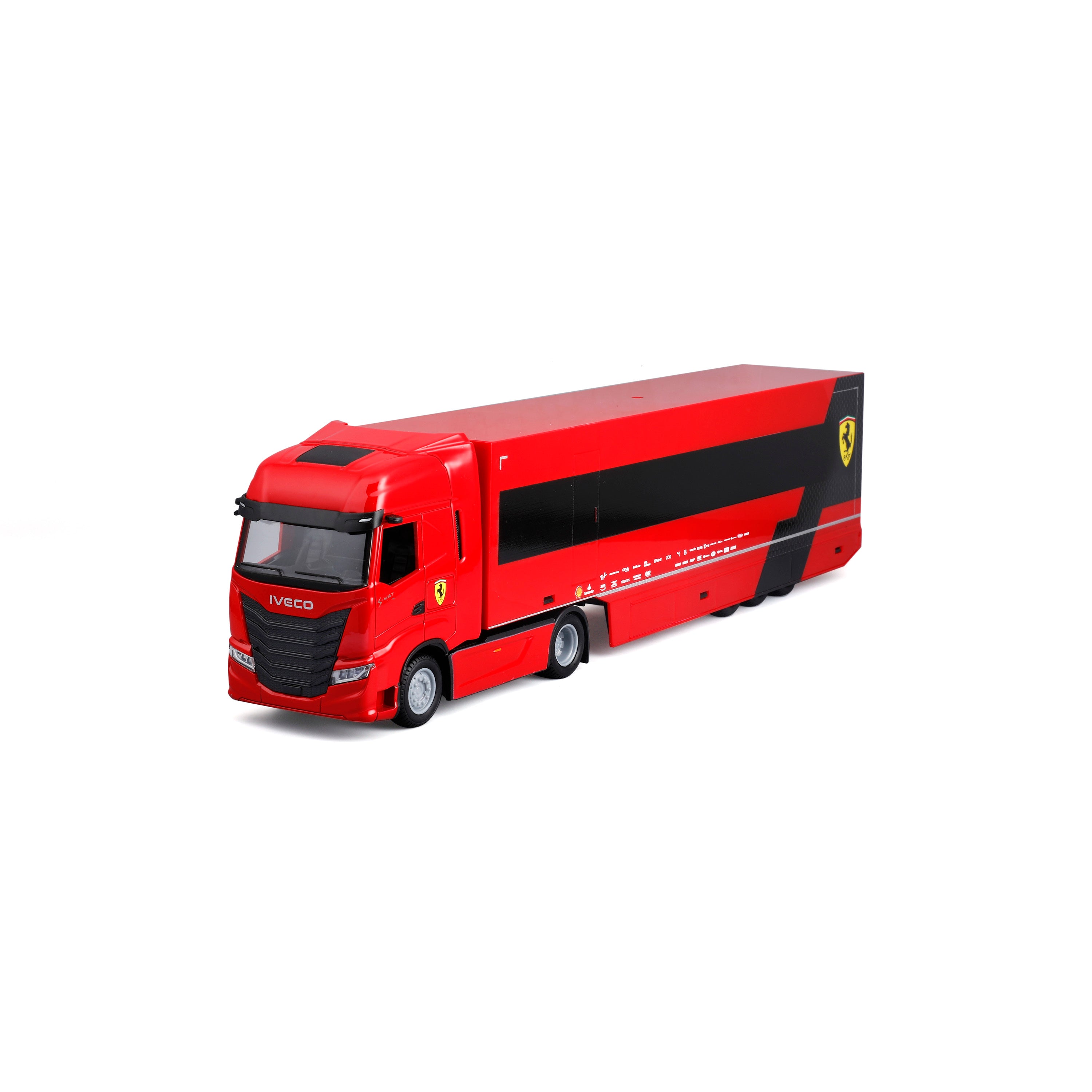 bburago-f1-iveco-s-way-ferrari-sf-24-set-modellauto-1-43 image 2